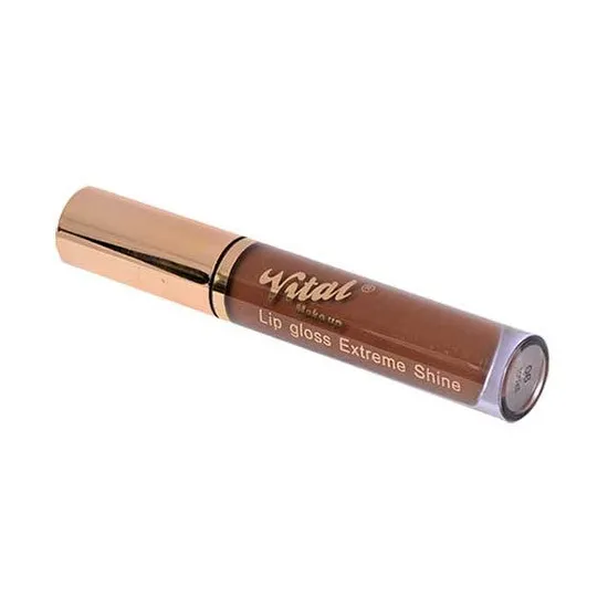 Vital Makeup Lip Gloss Extreme Shine 06 Toffee Glitter