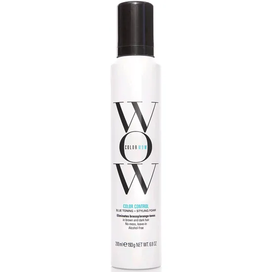 Color Wow Colour Control Blue Toning & Styling Foam Neutralises Brassy Tones