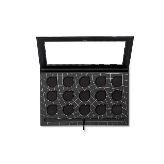 Glisten Cosmetics 15 Pan Magnetic Palette With Brush Holder