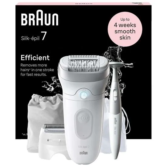 Braun Silk-epil 7 Epilator 7-241 White/Silver