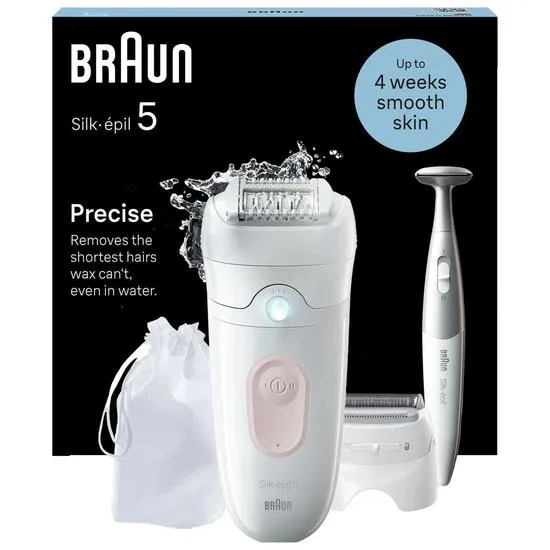 Braun Silk-epil 5 Epilator 5-230 White/Flamingo