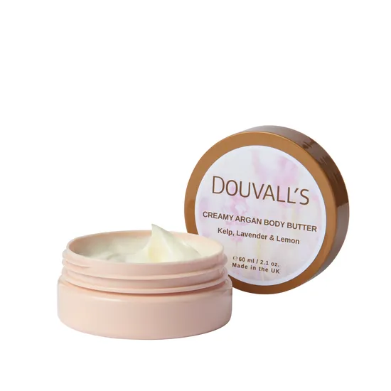 Douvall's Organic Creamy Argan Body Butter Lavender & Lemon