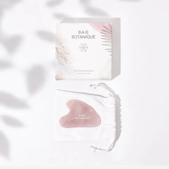 Baie Botanique Rose Quartz Gua Sha