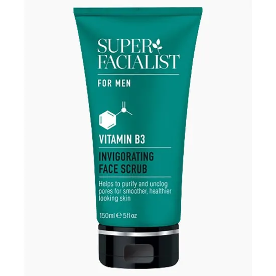 Super Facialist Men Vitamin B3 Invigorating Face Scrub