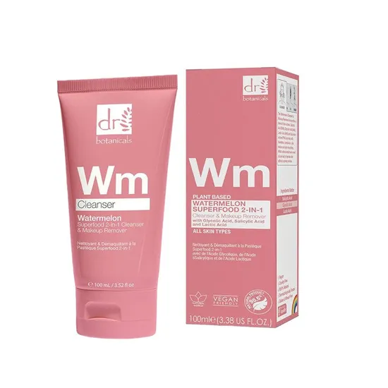 Dr Botanicals Watermelon Superfood 2-In-1 Cleanser & Makeup Remover