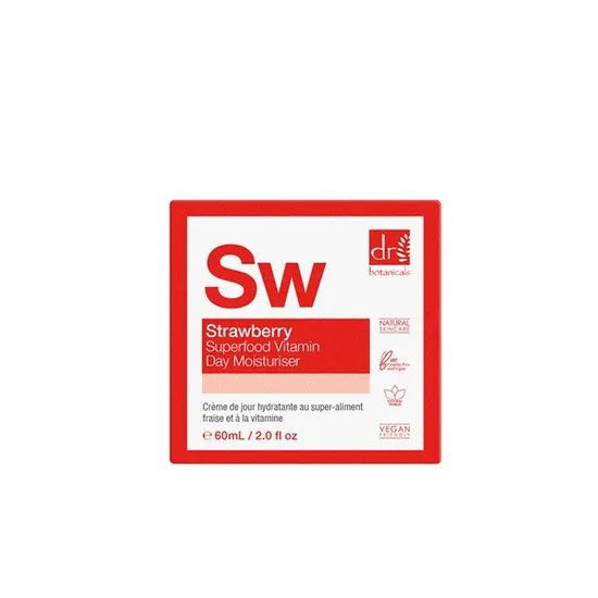 Dr Botanicals Strawberry Superfood Vitamin C Day Moisturiser