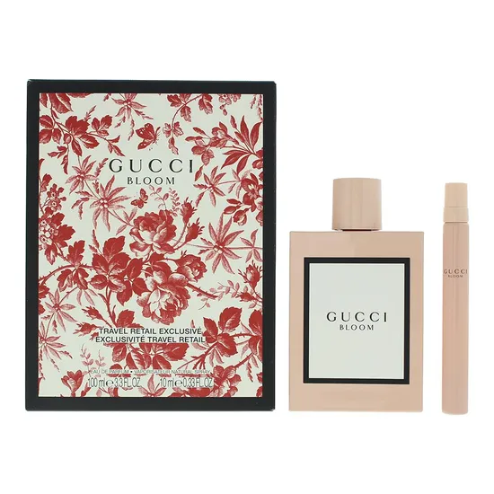Gucci Bloom Gift Set 100ml Eau De Parfum + 10ml Eau De Parfum