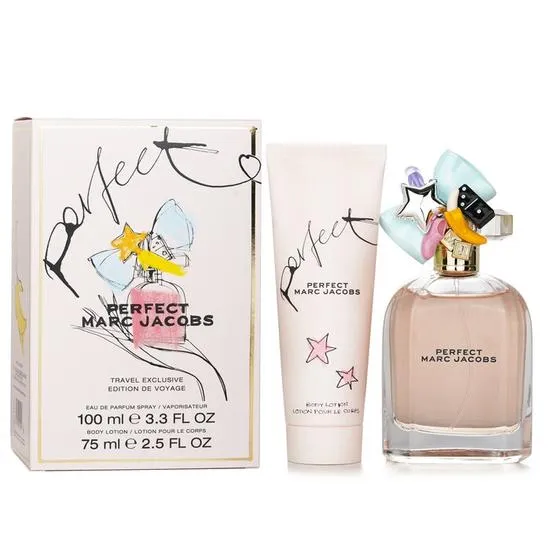 Marc Jacobs Perfect Gift Set 100ml Eau De Parfum + 75ml Body Lotion
