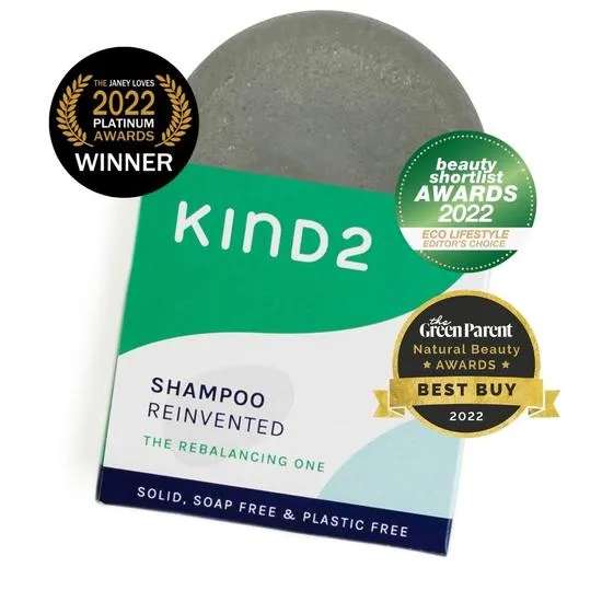 Kind2 The Rebalancing One Purify & Balance Solid Shampoo Bar
