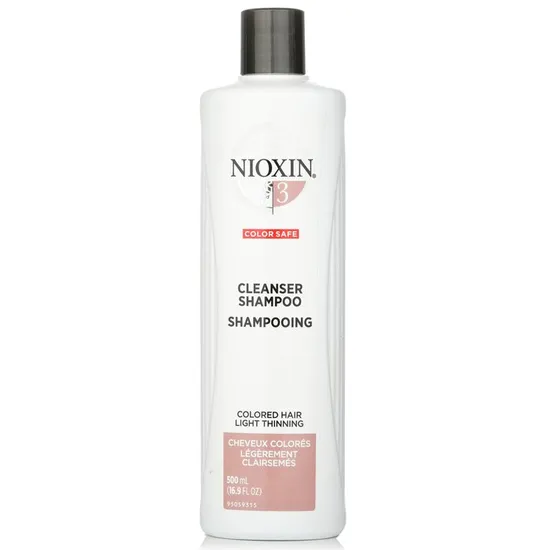 Nioxin Derma Purifying System 3 Cleanser Shampoo Coloured Hair, Light Thinning, Colour Safe