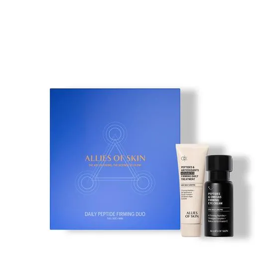 Allies of Skin Daily Firming Duo Face & Eye Peptides Kit