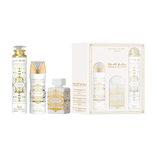 Lattafa Bade'e Al Oud Honor & Glory For Unisex Gift Set