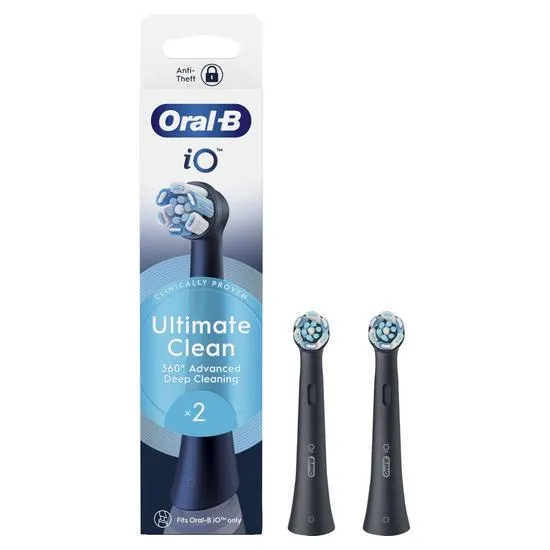 Oral B iO Replacement Heads Ultimate Clean Black