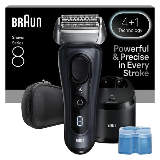 Braun Series 8 8663CC Grey Electric Shaver