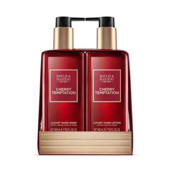 Baylis & Harding 'EDIT' Edition Cherry Temptation Luxury Hand Wash & Hand Lotion Set