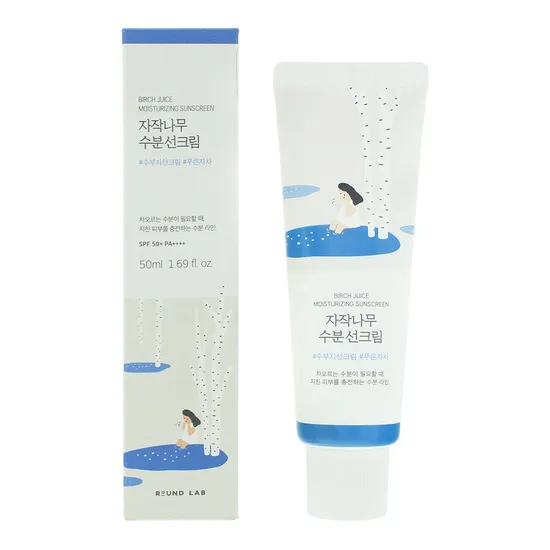 Round Lab Birch Juice Moisturising Sunscreen SPF 50+