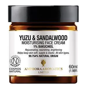 Amphora Aromatics Yuzu & Sandalwood Moisturising Face Cream With Bakuchiol