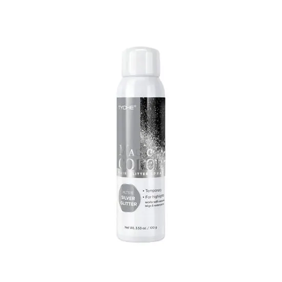 NICKA K NEWYORK Tyche Magic Colour Hair Glitter Spray Silver Glitter