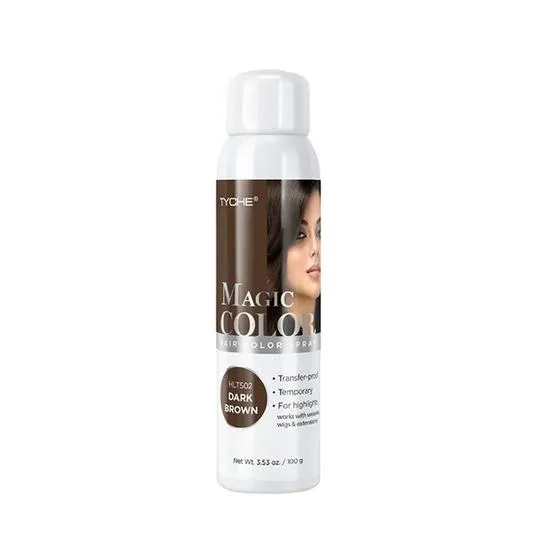 NICKA K NEWYORK Tyche Magic Colour Hair Colour Spray Dark Brown