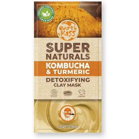 Earth Kiss Super Naturals Detoxifying Kombucha & Turmeric Clay Mask