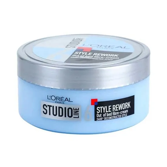 L'Oreal Paris Studio Style Rework Out Of Bed Fibre Hair Style Cream