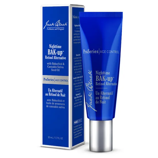Jack Black Pro Series Age Control Nighttime BAK-up Retinol Alternative Anti Ageing Night Cream
