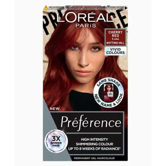 L'Oreal Paris Preference High Intensity Permanent Gel Hair Colour Cherry Red