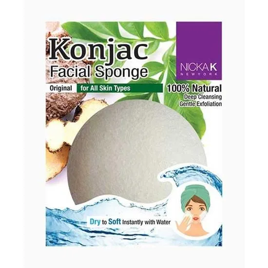 NICKA K NEWYORK NK Konjac Facial Sponge