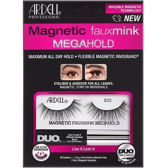Ardell Magnetic Faux Mink MegaHold Liquid Liner & Lash