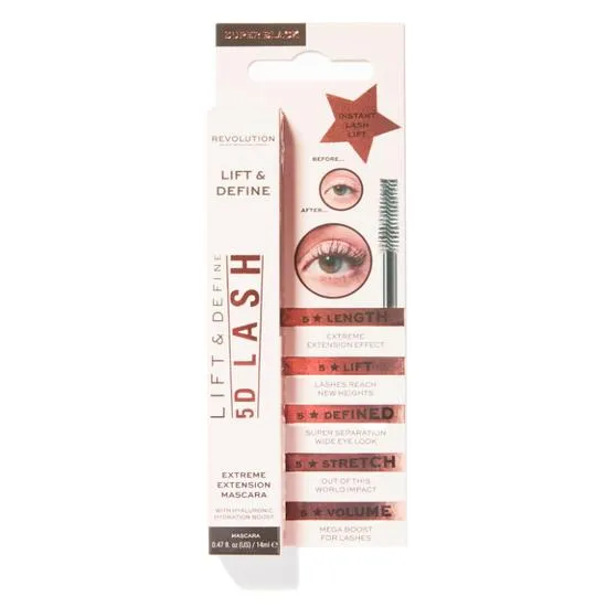 Revolution Lift & Define 5d Lash Extreme Extension Mascara