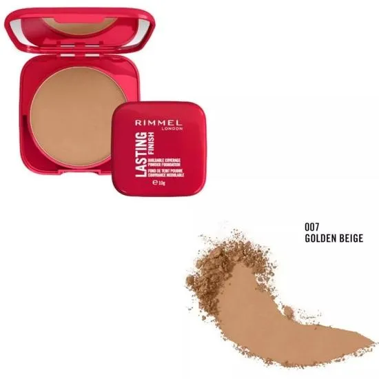 Rimmel Lasting Finish Foundation Powder 007 Golden Beige
