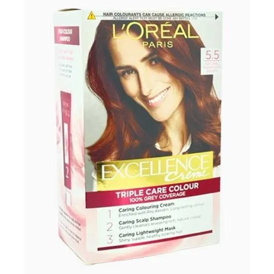 L'oreal Paris Excellence Creme Colour 5.5 Natural Mahogany Brown