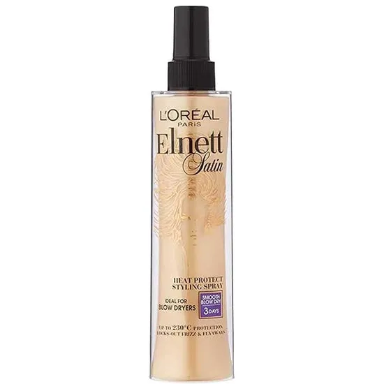 L'Oreal Paris Elnett Satin Straight Heat Protect Styling Spray