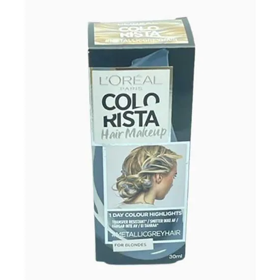 L'Oreal Paris Colorista Metallic Grey Hair Makeup For Blondes