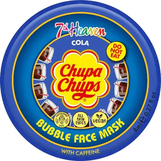 7th Heaven Chupa Chups Cola Bubble Mask With Caffeine