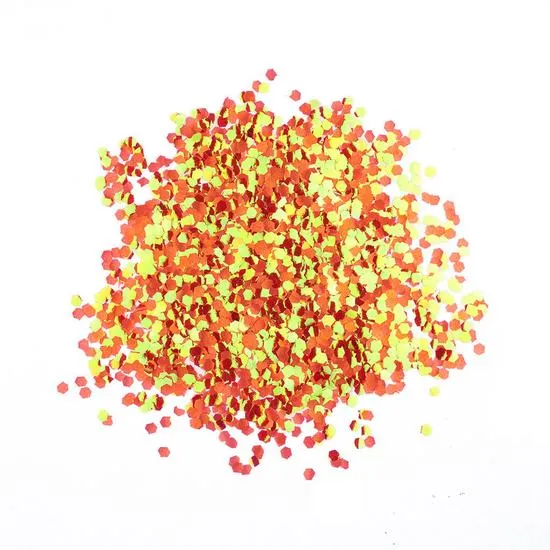 Stargazer Chunky Face Glitter Chunky Glitter Shaker Uv Orange