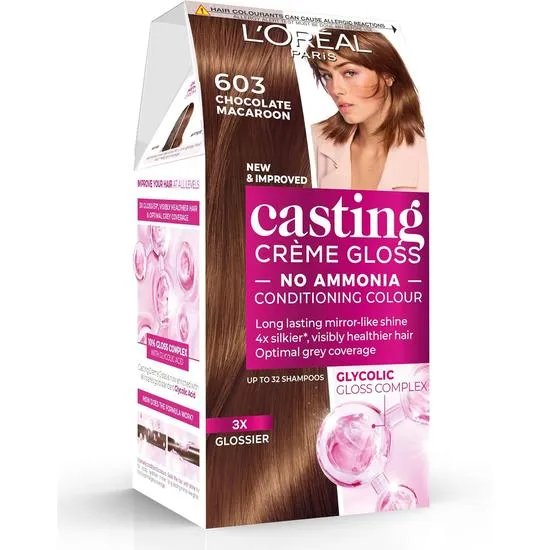 L'Oreal Paris Casting Creme Gloss Conditioning Colour 603 Chocolate
