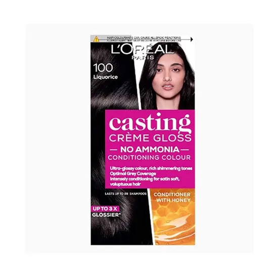 L'Oreal Paris Casting Creme Gloss Conditioning Colour 100 Liquorice