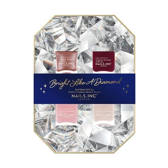 Nails Inc Bright Like A Diamond Nail Polish Gift Set