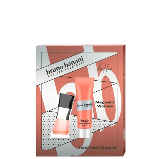 Bruno Banani Magnetic Woman Gift Set 30ml Eau De Parfum + 50ml Shower Gel