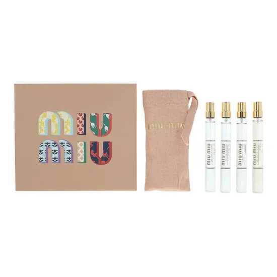 Miu Miu Les Eaux A La Mode Gift Set Head In The Clouds Eau De Toilette + 10ml Daring Darling Eau De Toilette + 10ml Eyes On Me Eau De Toilette