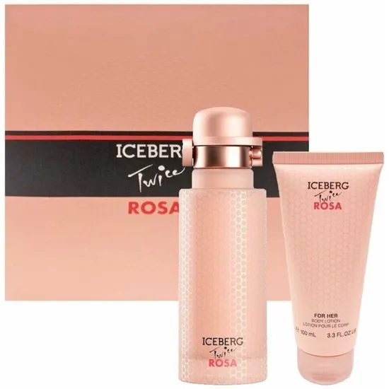 Iceberg Twice Rosa Gift Set 125ml Eau De Toilette + 100ml Body Lotion