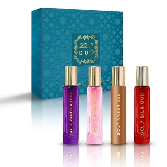 SO...? Oud Travel Size Mini Premium Eau De Toilette Gift Set