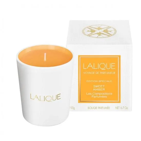 Lalique Les Compositions Parfumees Sweet Amber Candle