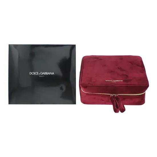 Dolce & Gabbana Not For Sale Red Velvet Vanity Case