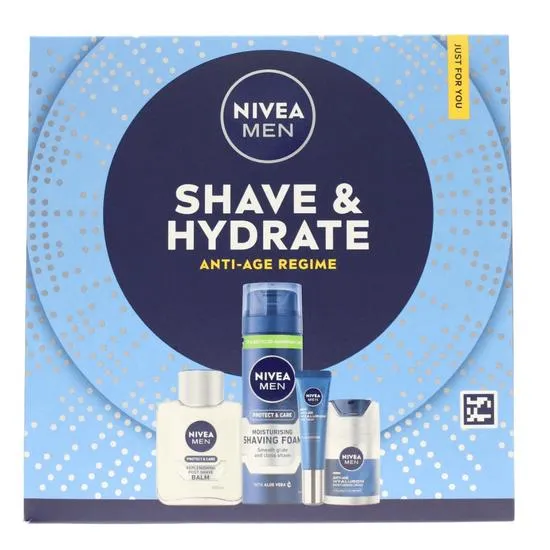 Nivea Men Shave & Hydrate 4pc Gift Set