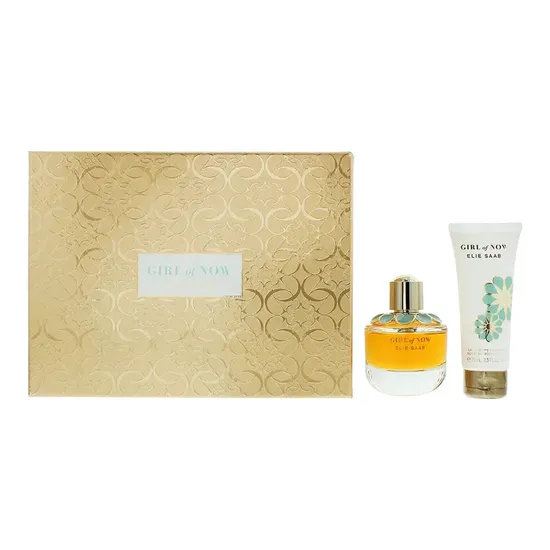 Elie Saab Girl Of Now Eau De Parfum 50ml & Body Lotion 75ml Gift Set