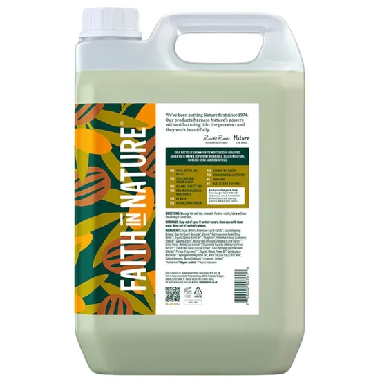 Faith In Nature Shea & Argan Shampoo 5000Ml