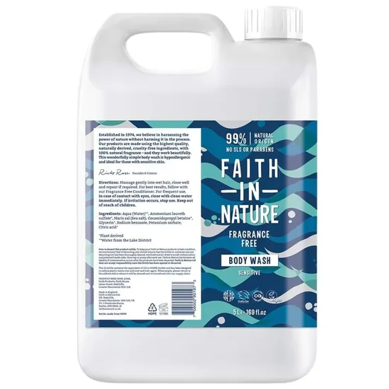 Faith in Nature Fragrance Free Body Wash