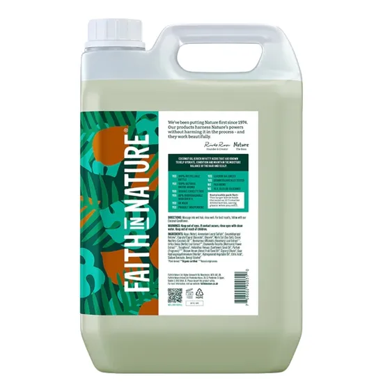 Faith In Nature Coconut Shampoo 5000Ml